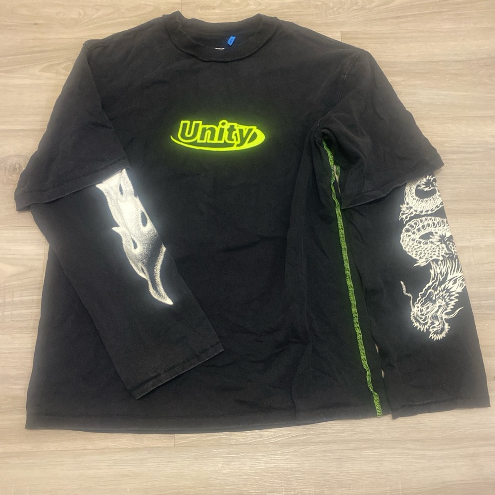 Heron Preston Black H2 Logo Shirt